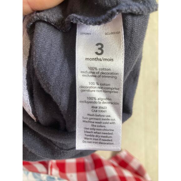 Carter’s Little Green Monster Pullover Top, Size 3M - Picture 4 of 4